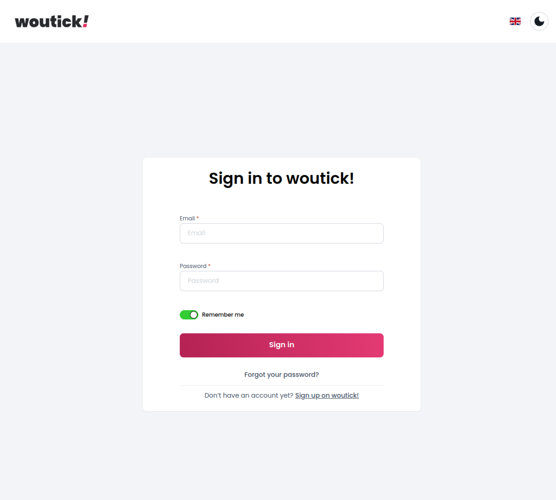 Panel de organizadores Woutick